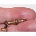 Victorian Rose Gold Filled Wide Curb Link Pocket Watch Chain w/T Bar Signed S&C.